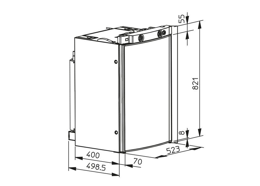 Dometic RM 8551 Left абсорбционный автохолодильник более 60 литров