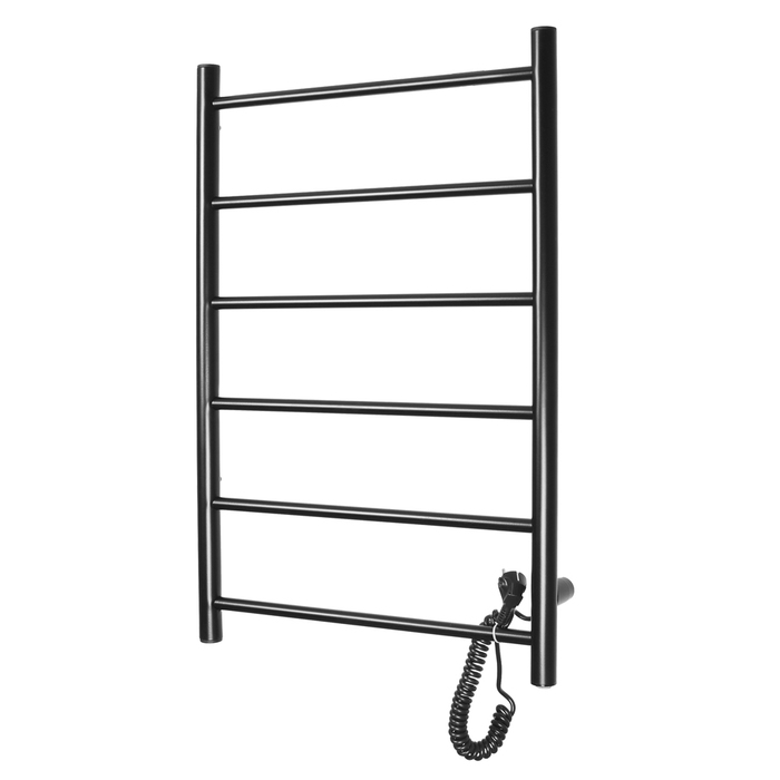 Domoterm DMT 109-6 40х80 ЧРН EK R электрический полотенцесушитель лесенка
