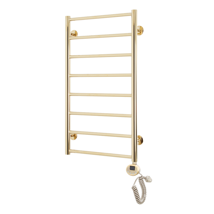 Domoterm Медея П8 400x800 ER золото электрический полотенцесушитель лесенка