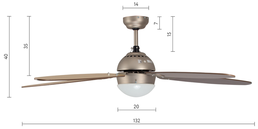 Dreamfan Orion 132 потолочный вентилятор