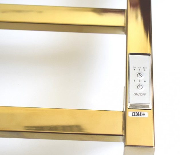 Двин J plaza neo 80/50 el, золотой хром электрический полотенцесушитель лесенка