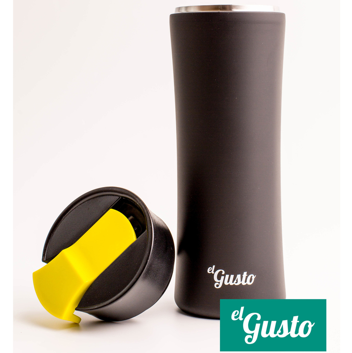El Gusto Cat черная (043C) термокружка