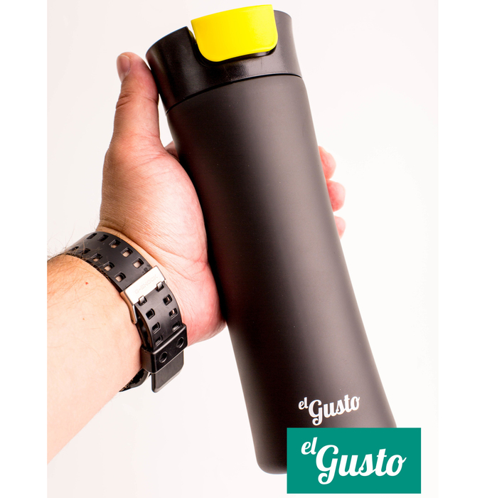 El Gusto Cat черная (043C) термокружка