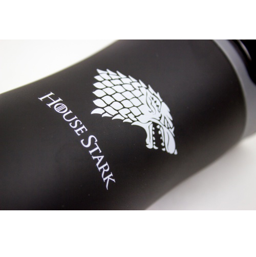 El Gusto Corsa House Stark черная матовая термокружка