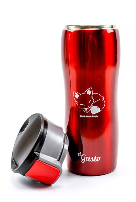 El Gusto Corsa "Лисенок Фыр-фыр-фыр" красная термос