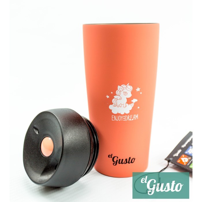 El Gusto Grano "Unicorn" персиковая термос