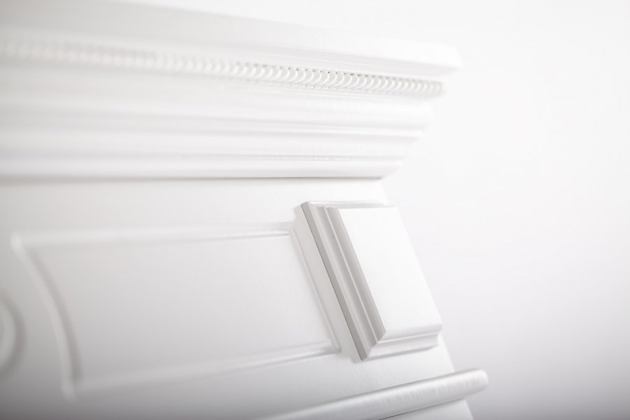 Firelight Bianco 25 Белый широкий портал