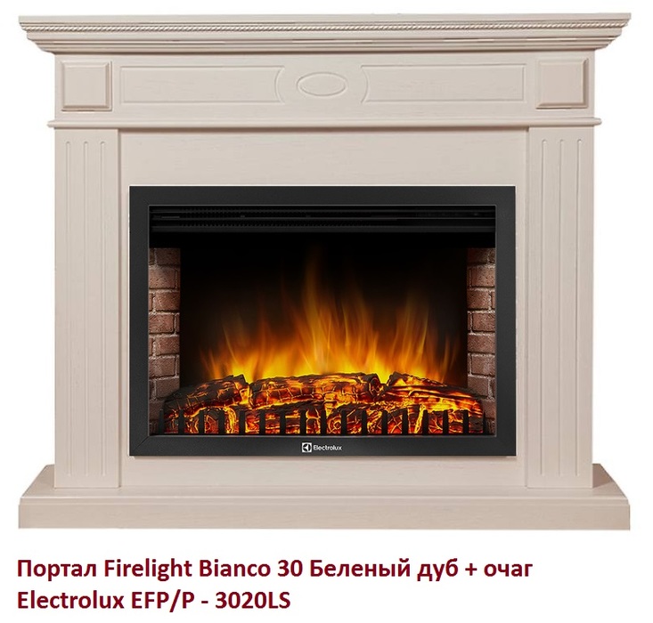 Firelight Bianco 30 Беленый дуб широкий портал