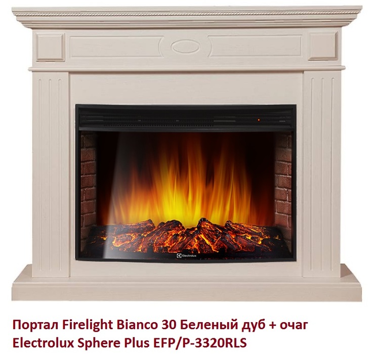 Firelight Bianco 30 Беленый дуб широкий портал