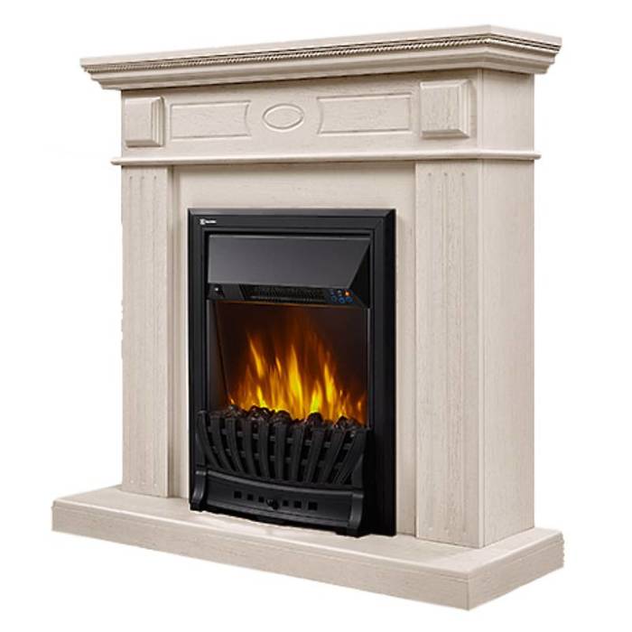 Firelight Bianco Classic Беленый дуб классический портал для камина