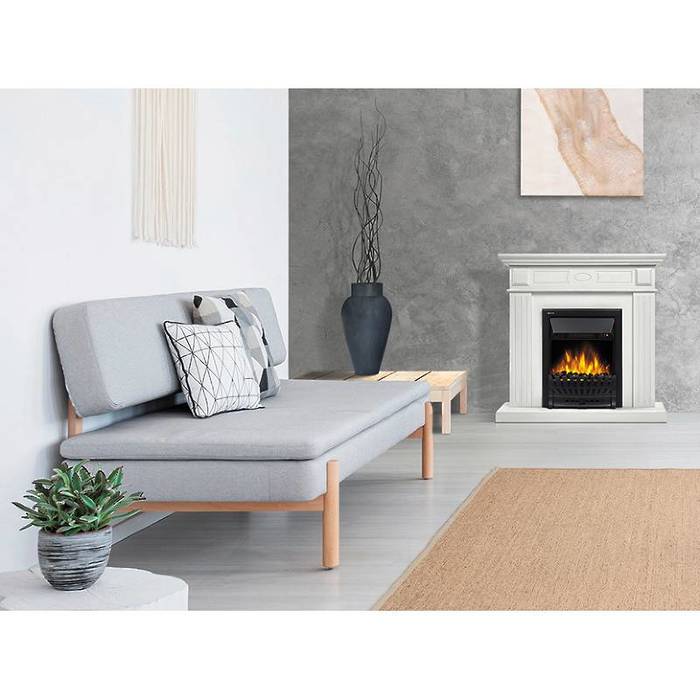 Firelight Bianco Classic Беленый дуб классический портал для камина
