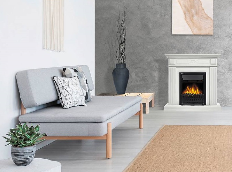 Firelight Bianco Classic Белый классический портал для камина