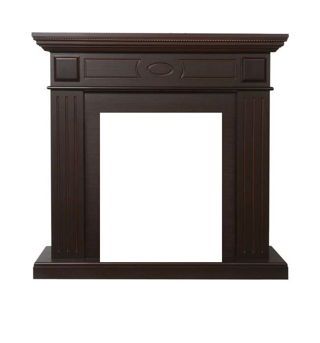 Firelight Bianco Classic Темный дуб классический портал для камина