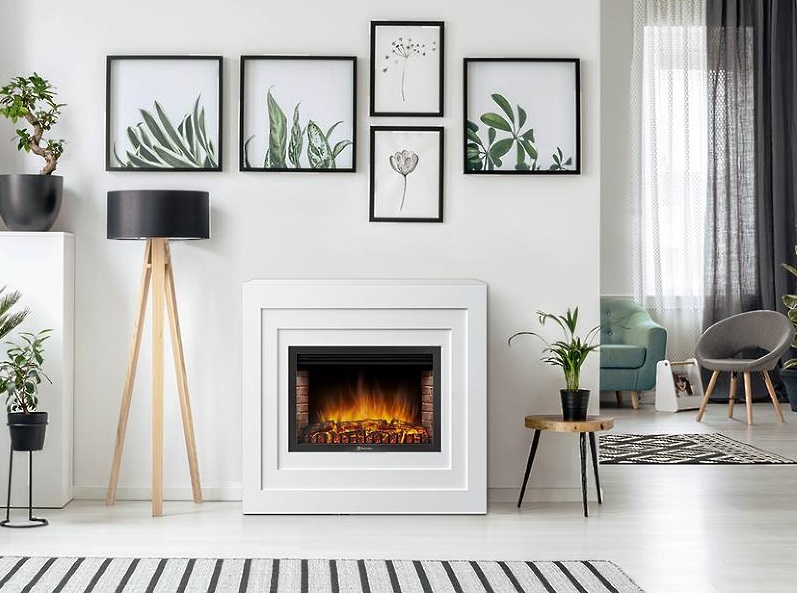 Firelight Cubo 30 Белый широкий портал