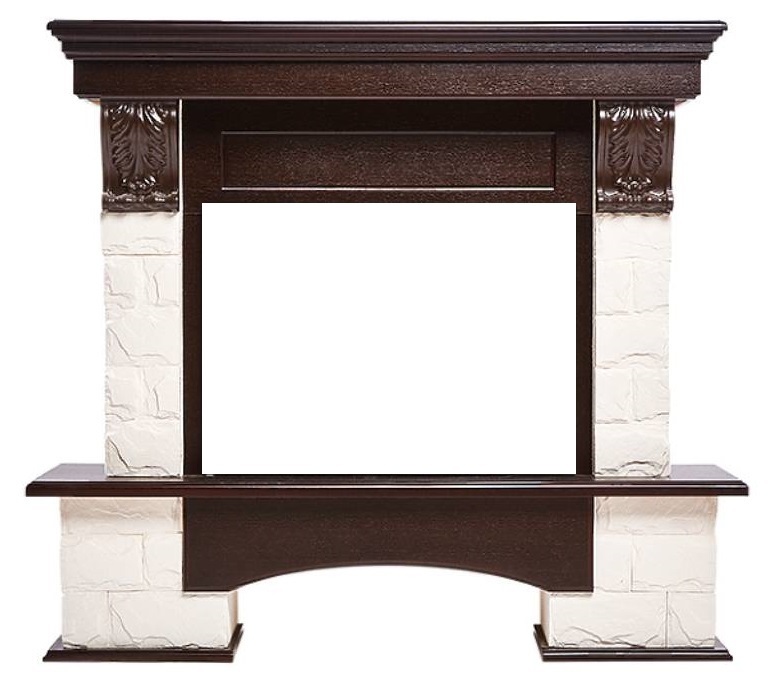 Firelight Forte 25S Белый/Темный дуб широкий портал