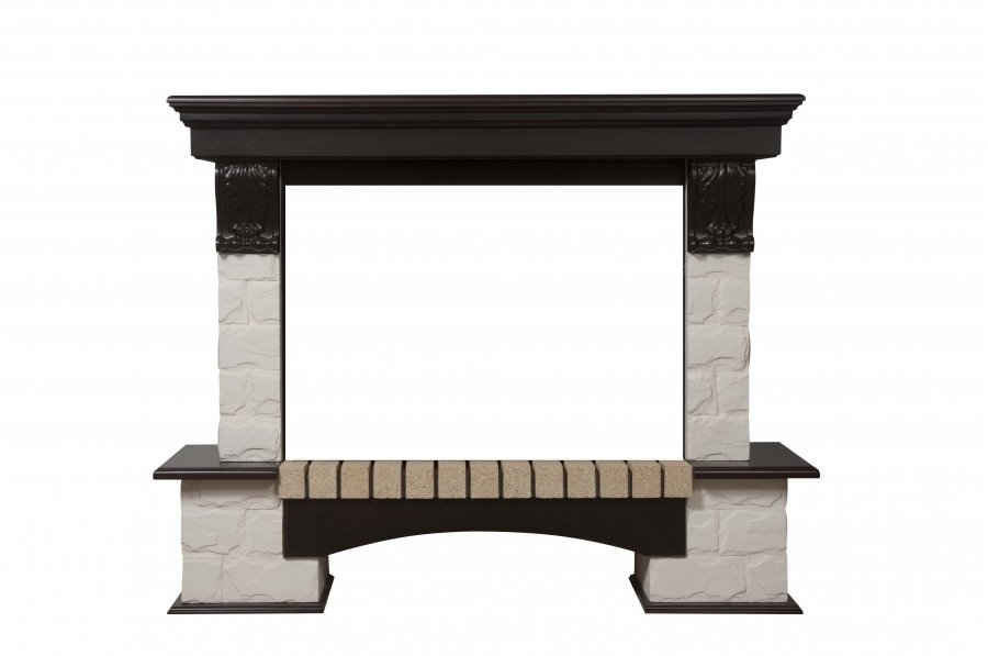 Firelight Forte 30S Белый/Темный дуб широкий портал