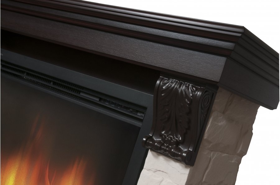 Firelight Forte 30S Белый/Темный дуб широкий портал