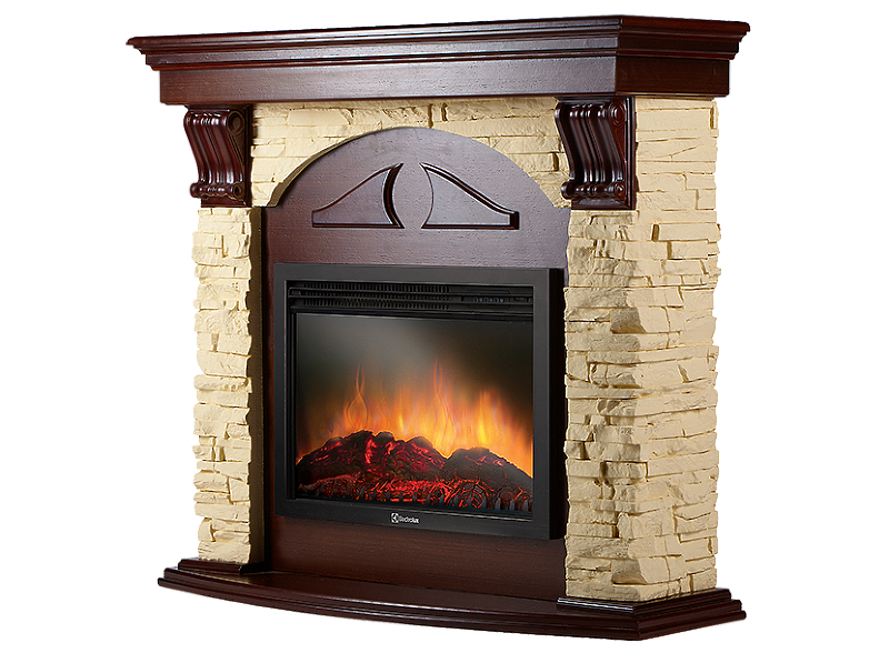 Firelight Torre 30U Слоновая кость/Темный дуб угловой широкий портал