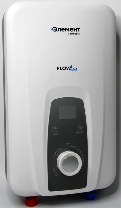 Элемент Комфорта Flow mini 4,5кВт - 1ф электрический проточный водонагреватель 5 кВт