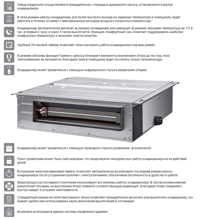Energolux SMZD18V2AI канальная VRF система 5-5,9 кВт