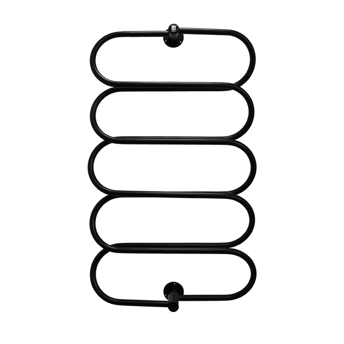 Energy AURA 1000x600 RAL 9005 черный матовый электрический полотенцесушитель лесенка