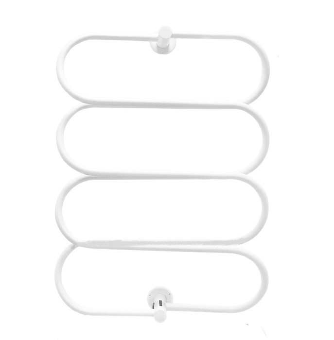 Energy AURA 800x600 RAL 9003 белый матовый электрический полотенцесушитель лесенка