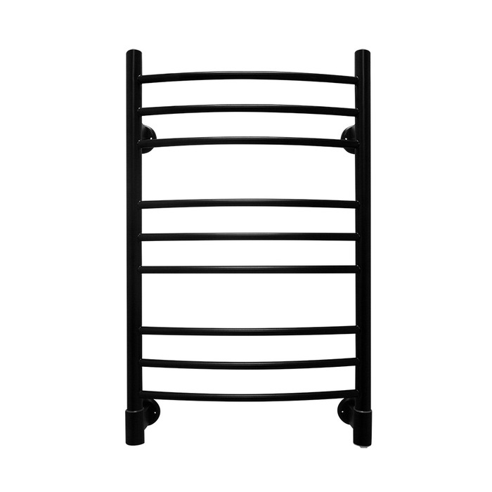 Energy ERGO 800x500 RAL 9005 черный МАТОВЫЙ электрический полотенцесушитель лесенка