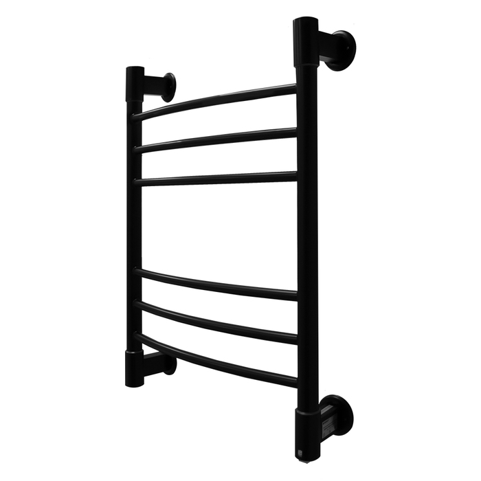 Energy ERGO2 650x500 RAL 9005 черный матовый электрический полотенцесушитель лесенка