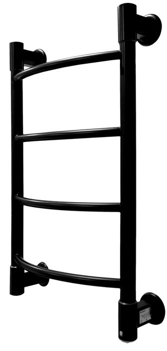 Energy H2 650x400 RAL 9005 черный матовый электрический полотенцесушитель лесенка