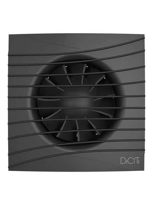 DiCiTi SILENT 5C Matt Black вытяжка для ванной диаметр 125 мм