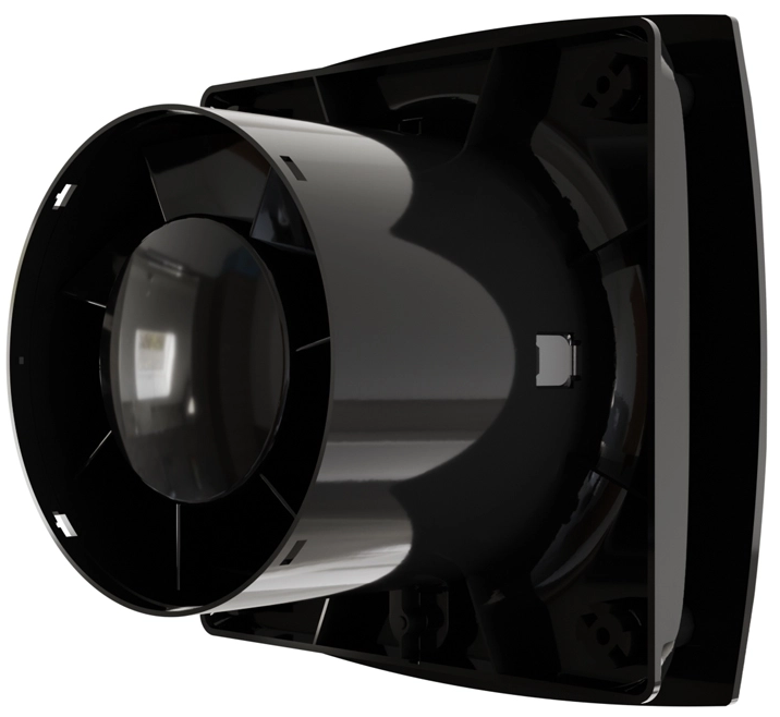 ERA WAVE 120C Black classic вытяжка для ванной диаметр 120 мм