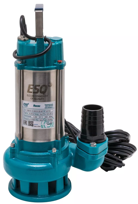 ESQ ГНОМ 16-16-50/1.5-220 без поплавка дренажный насос