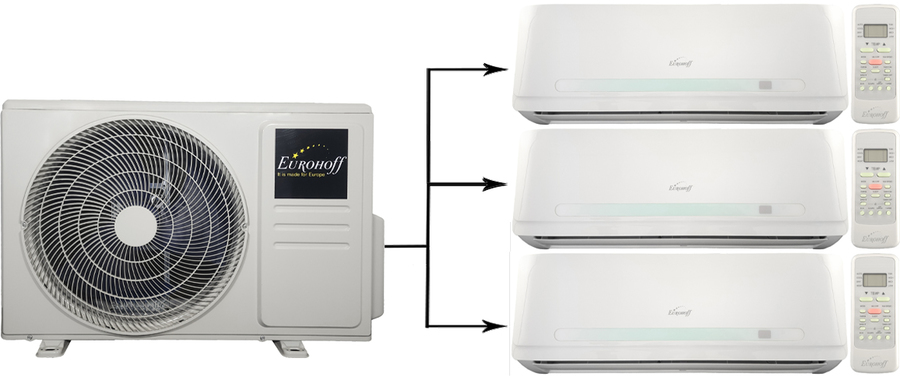Eurohoff SMART MULTI EMMULT-30/3/EMMULT-09*3 (2024) мульти-сплит система