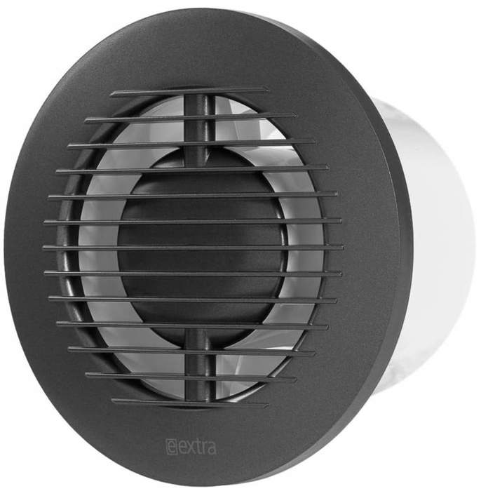 Europlast EA125A антрацит вытяжка для ванной диаметр 125 мм