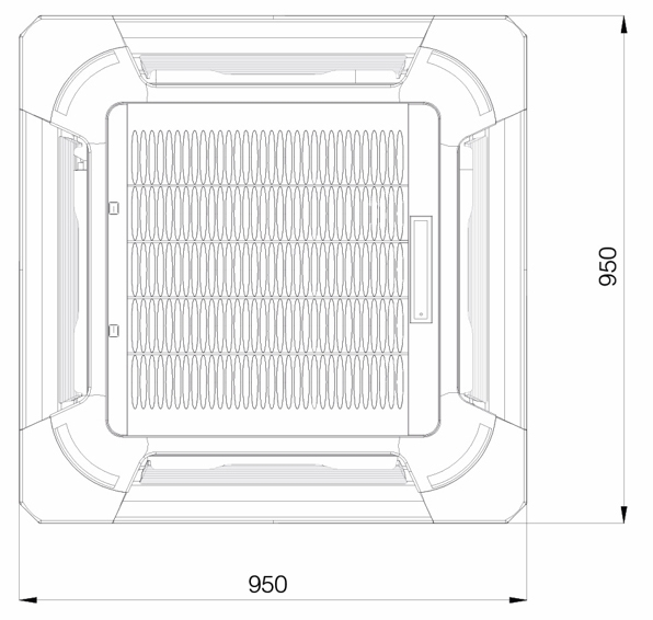 Excon CR-01-0714 кассетный кондиционер