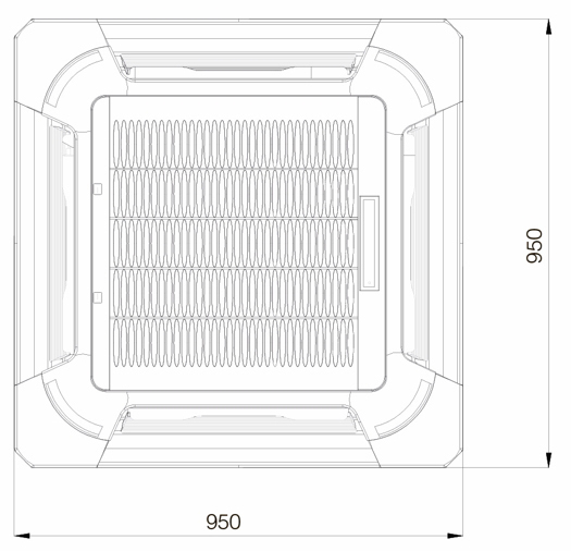 Excon CR-01-1024 кассетный кондиционер