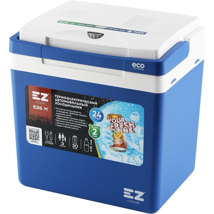 EZ E26M 12/230V Blue термоэлектрический автохолодильник