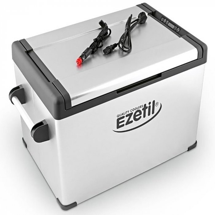 Ezetil EZC 60 12/24/220V AES LCD компрессорный автохолодильник