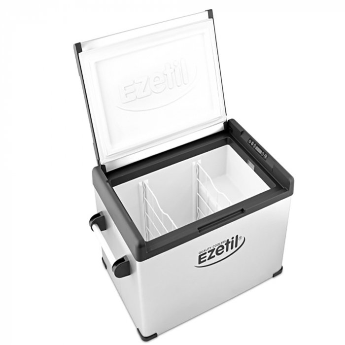 Ezetil EZC 60 12/24/220V AES LCD компрессорный автохолодильник