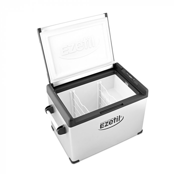 Ezetil EZC 80 12/24/220V AES LCD компрессорный автохолодильник