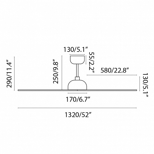 Faro GOTLAND FAN BLACK (33447) потолочный вентилятор