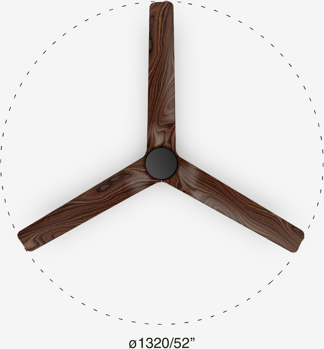Faro HEYWOOD L Black/dark потолочный вентилятор