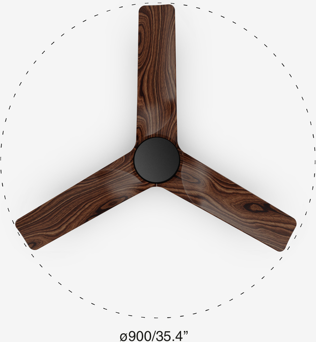 Faro HEYWOOD S Black/dark потолочный вентилятор