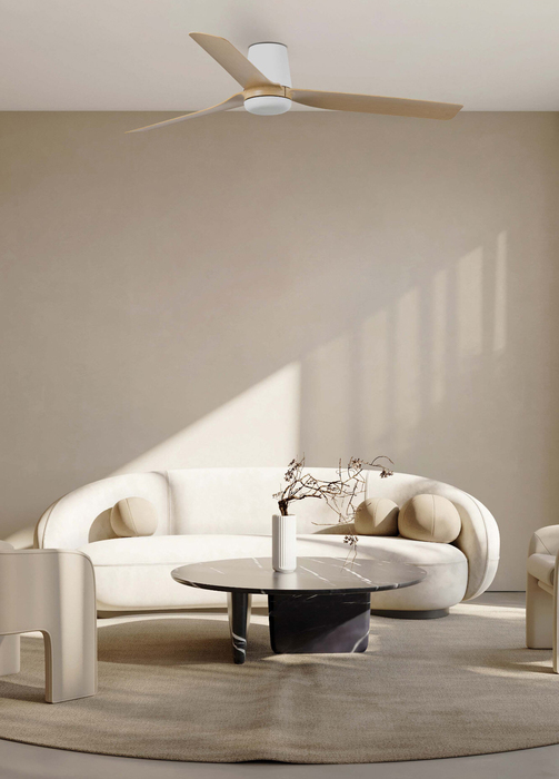 Faro PUNT TUB M White/light потолочный вентилятор