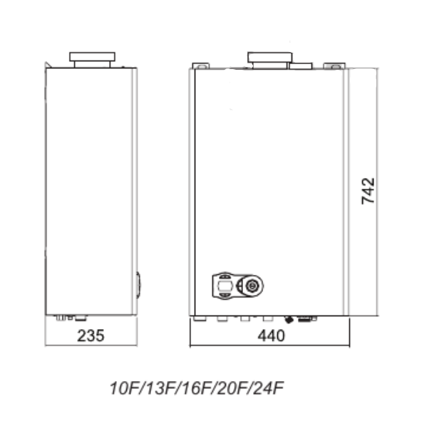 Ferroli FORTUNA F 10 (GCKG1KYA) настенный газовый котел