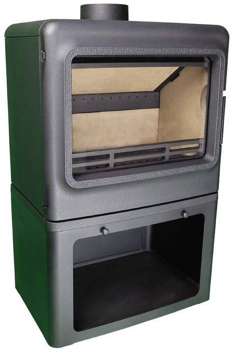 Firebird Leopard с дровником дровяная печь