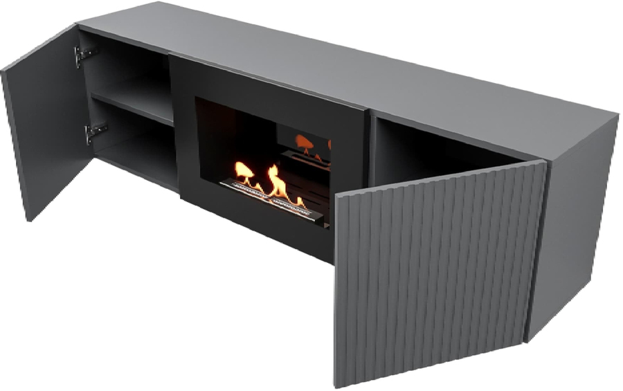 Firelight BFP/P-1400L графит напольный биокамин
