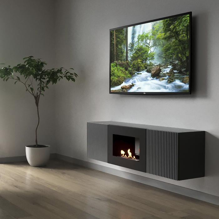 Firelight BFP/P-1400L графит напольный биокамин