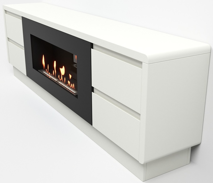 Firelight BFP/P-1700 lux белая напольный биокамин