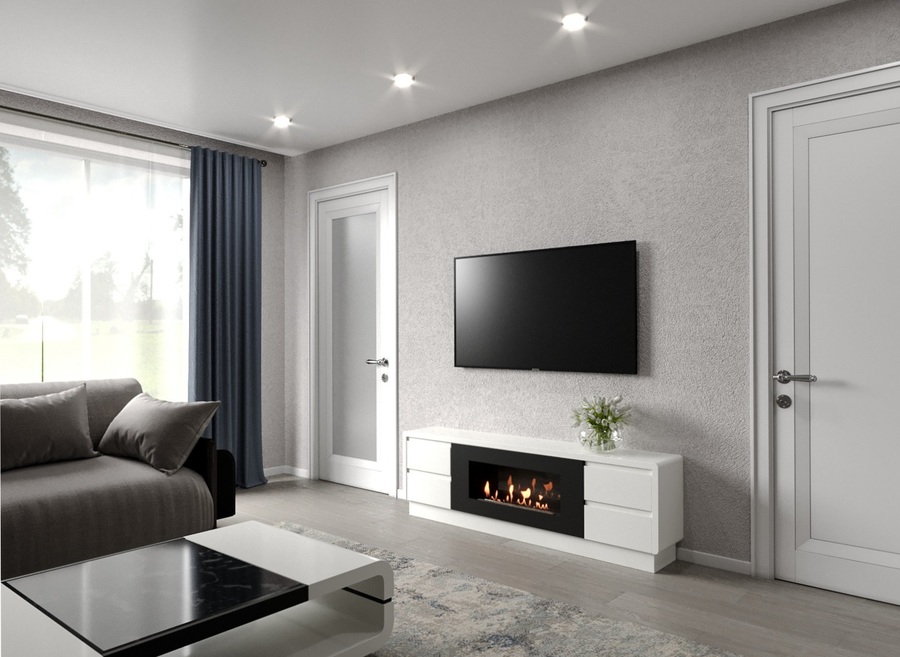 Firelight BFP/P-1700 lux белая напольный биокамин